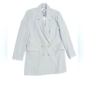 NEW BB DAKOTA BY STEVE MADDEN - OVERSIZED BLAZER in pale blue